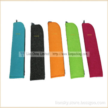 Small Zipper Felt Pouch Bag